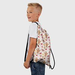 Рюкзак-мешок Пряничный человечек, цвет: 3D-принт — фото 2