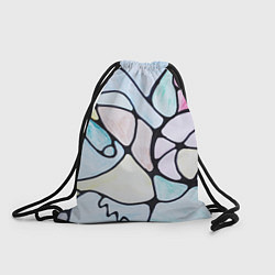 Рюкзак-мешок Абстракция цветными карандашами, цвет: 3D-принт