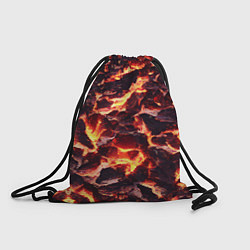 Рюкзак-мешок Бурлящая лава, цвет: 3D-принт
