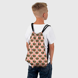 Рюкзак-мешок Рождественская лягушка, цвет: 3D-принт — фото 2