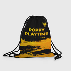 Мешок для обуви Poppy Playtime - gold gradient посередине