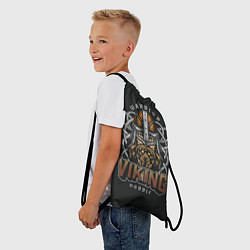 Рюкзак-мешок Викинг - воин, цвет: 3D-принт — фото 2