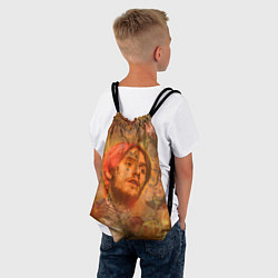 Рюкзак-мешок Lil Peep розы, цвет: 3D-принт — фото 2