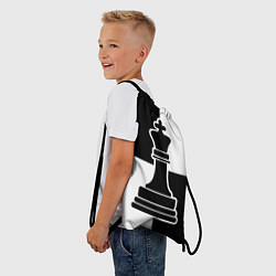 Рюкзак-мешок Шахматы - ферзь, цвет: 3D-принт — фото 2