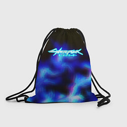 Рюкзак-мешок Cyberpunk 2077 fire, цвет: 3D-принт