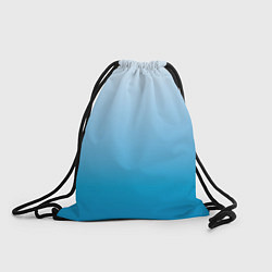 Рюкзак-мешок Небесный голубой градиент, цвет: 3D-принт