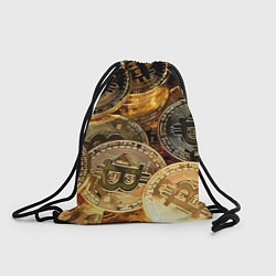 Рюкзак-мешок Золото цифровой эры, цвет: 3D-принт