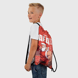 Рюкзак-мешок Супер дед года, цвет: 3D-принт — фото 2
