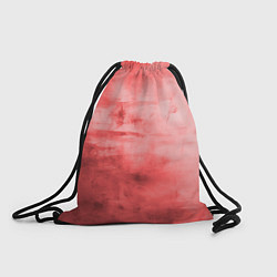 Рюкзак-мешок Красный гранж, цвет: 3D-принт