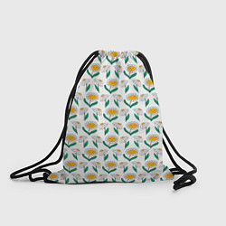Рюкзак-мешок Мультяшные ромашки, цвет: 3D-принт
