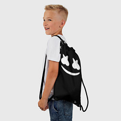 Рюкзак-мешок Marshmello black collection, цвет: 3D-принт — фото 2