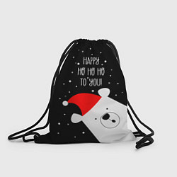 Рюкзак-мешок Happy ho ho ho to you, цвет: 3D-принт