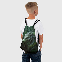 Рюкзак-мешок Зеленый дракон 2024 года, цвет: 3D-принт — фото 2