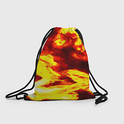 Рюкзак-мешок Огненное безумие, цвет: 3D-принт