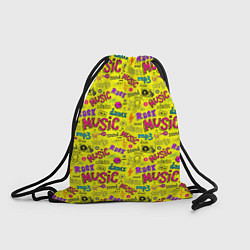 Рюкзак-мешок Music dance, цвет: 3D-принт