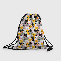 Рюкзак-мешок Colorful kittens, цвет: 3D-принт