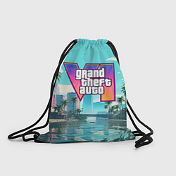 Рюкзак-мешок GTA6 солечный город, цвет: 3D-принт