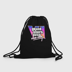 Рюкзак-мешок Gta 6 vice city logo, цвет: 3D-принт