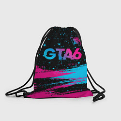 Мешок для обуви GTA6 - neon gradient посередине