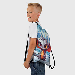 Рюкзак-мешок Серый дракон 2024, цвет: 3D-принт — фото 2