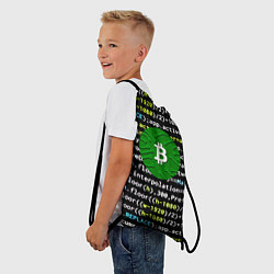 Рюкзак-мешок Bitcoin сатоши, цвет: 3D-принт — фото 2