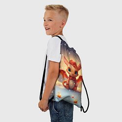 Рюкзак-мешок Ветрокрылый огневик дракон, цвет: 3D-принт — фото 2