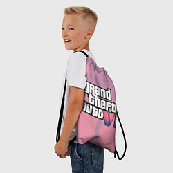 Рюкзак-мешок GTA 6 pink, цвет: 3D-принт — фото 2