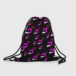 Мешок для обуви JoJos Bizarre neon pattern logo