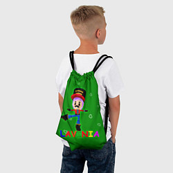 Рюкзак-мешок Зелёное волшебство от Лавиньи, цвет: 3D-принт — фото 2
