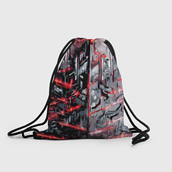 Рюкзак-мешок Адский доспех в царапинах, цвет: 3D-принт