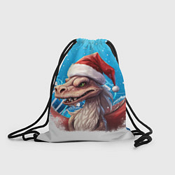 Рюкзак-мешок Новогодний дракон 2024 год, цвет: 3D-принт