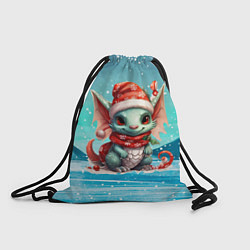 Рюкзак-мешок Малыш милый дракон 2024 года, цвет: 3D-принт