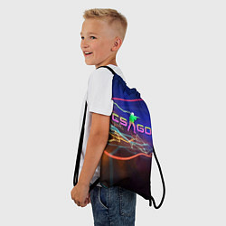 Рюкзак-мешок Контр Страйк - неоновое свечение, цвет: 3D-принт — фото 2