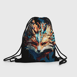 Рюкзак-мешок Живописный лис, цвет: 3D-принт