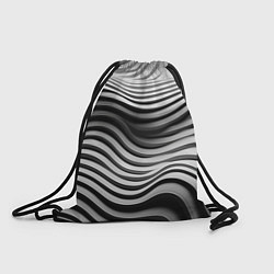 Рюкзак-мешок Объемные полоски, цвет: 3D-принт