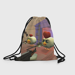 Рюкзак-мешок Чикен ган - скрин, цвет: 3D-принт