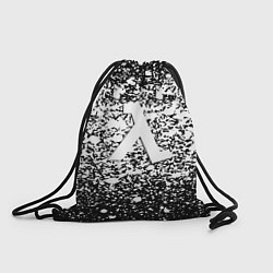 Рюкзак-мешок Half life splash white, цвет: 3D-принт