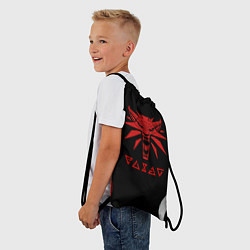 Рюкзак-мешок Ведьмак лого охотник, цвет: 3D-принт — фото 2