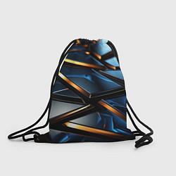 Рюкзак-мешок Объемные блестящие плиты, цвет: 3D-принт