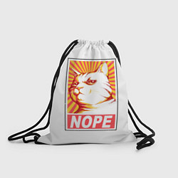 Рюкзак-мешок Nope - cat, цвет: 3D-принт