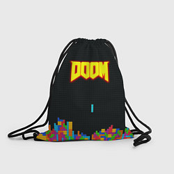 Рюкзак-мешок Doom x tetrix коллабарация, цвет: 3D-принт