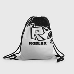 Рюкзак-мешок Roblox краски белые, цвет: 3D-принт