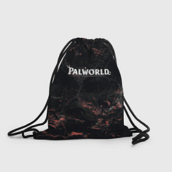 Рюкзак-мешок Palworld dark logo, цвет: 3D-принт