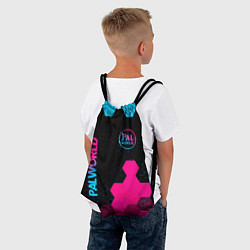 Рюкзак-мешок Palworld - neon gradient вертикально, цвет: 3D-принт — фото 2