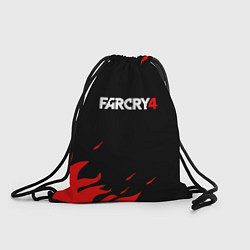 Рюкзак-мешок Фаркрай текстура огня, цвет: 3D-принт