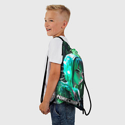 Рюкзак-мешок Minecraft персонаж на острове, цвет: 3D-принт — фото 2