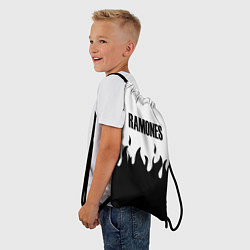 Рюкзак-мешок Ramones fire black rock, цвет: 3D-принт — фото 2