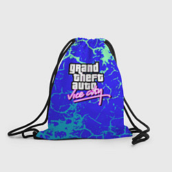Рюкзак-мешок GTA вайсити неоновая текстура, цвет: 3D-принт
