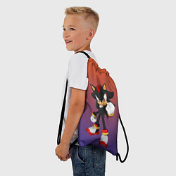 Рюкзак-мешок Ёж Шэдоу Соник, цвет: 3D-принт — фото 2