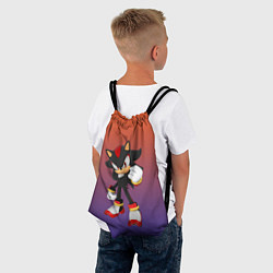 Рюкзак-мешок Ёж Шэдоу Соник, цвет: 3D-принт — фото 2